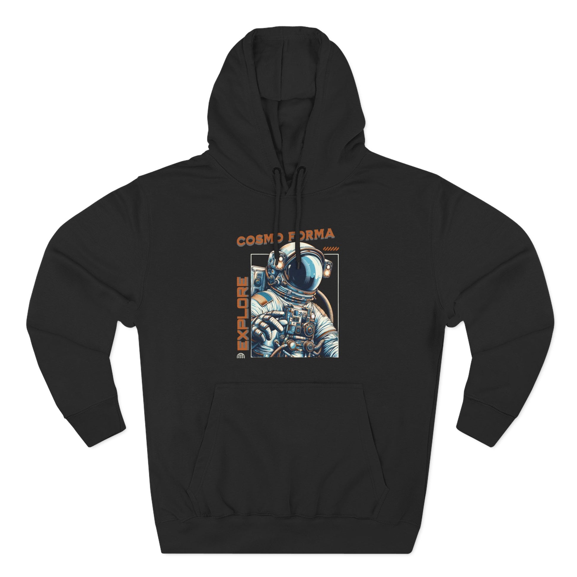 Cosmic Explorer Hoodie, Astronaut Fleece Hoodie, Space Adventure Sweatshirt, Gift for Space Lovers, Science Fiction Apparel
