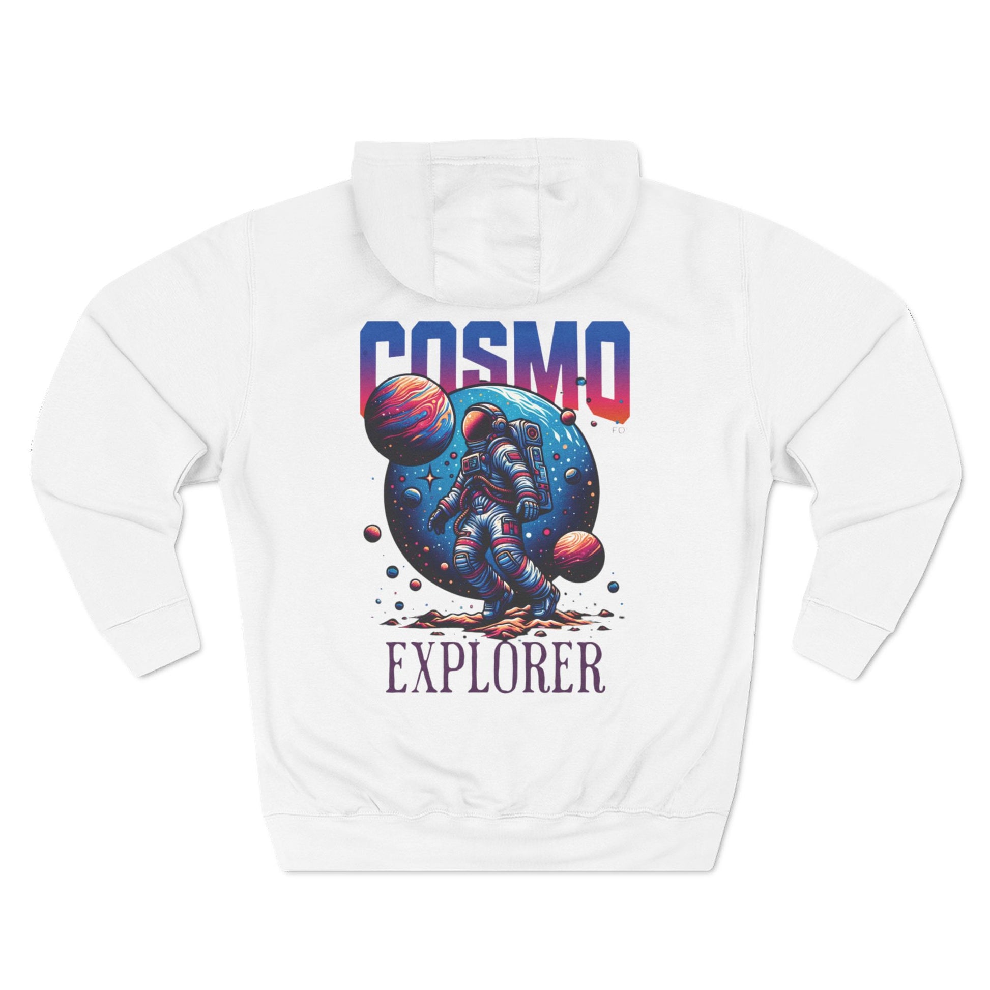 Cosmic Explorer Fleece Hoodie | Space-Themed Hoodie, Gift for Astronaut Lovers, Stargazer Apparel, Cozy Sweatshirt, Unique Hoodie Design