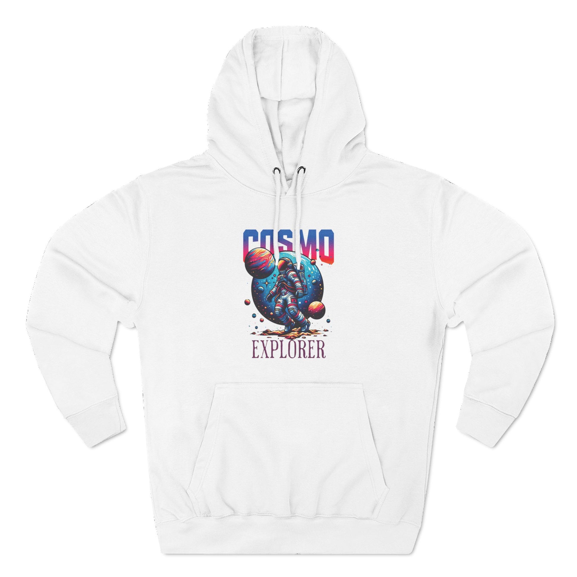 Cosmic Explorer Fleece Hoodie | Space-Themed Hoodie, Gift for Astronaut Lovers, Stargazer Apparel, Cozy Sweatshirt, Unique Hoodie Design