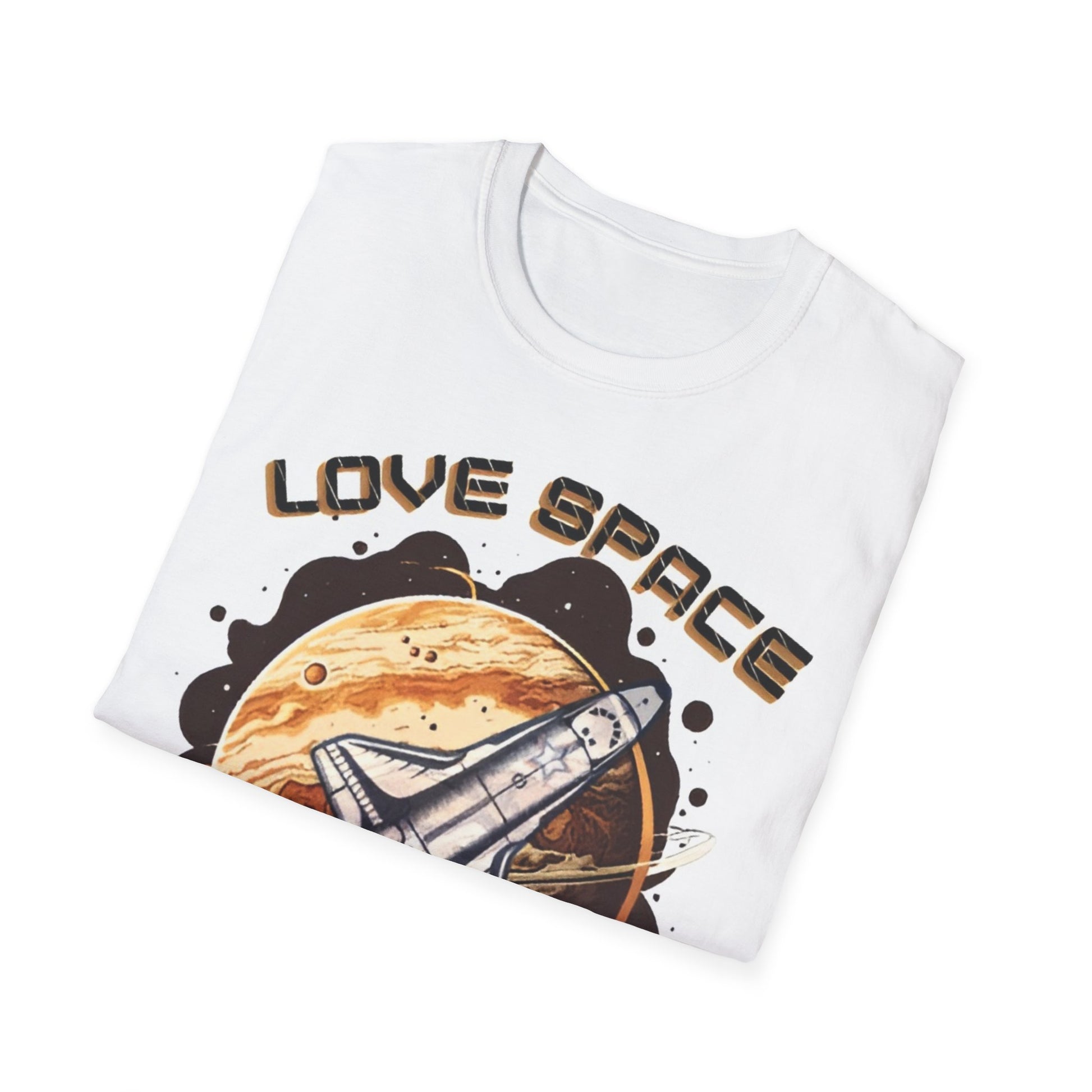Space Lover Unisex Softstyle T-Shirt, Cosmic Tee, Galaxy Shirt, Sci-Fi Apparel, Astronaut Gift, Outer Space Clothing