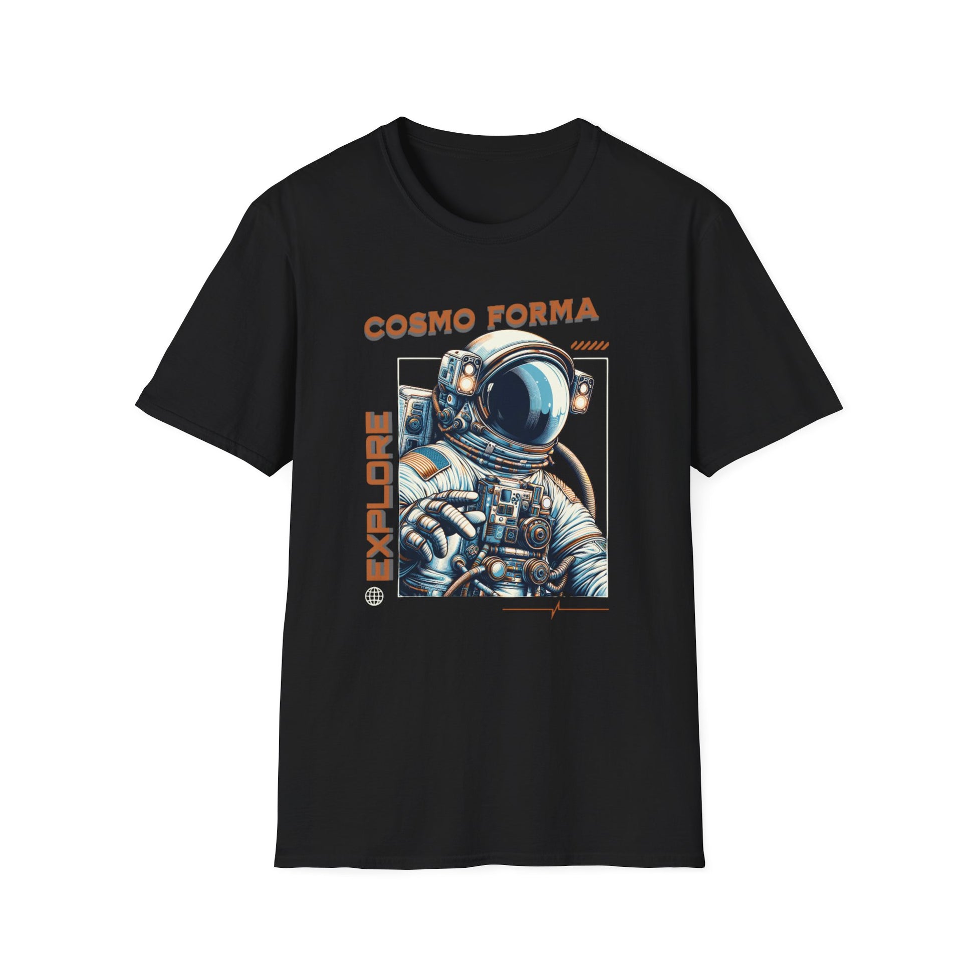 Astronaut Adventure Unisex Softstyle T-Shirt, Space Tee, Gift for Space Lovers, Casual Wear, Fun Graphic Tee, Unisex Astronaut Shirt