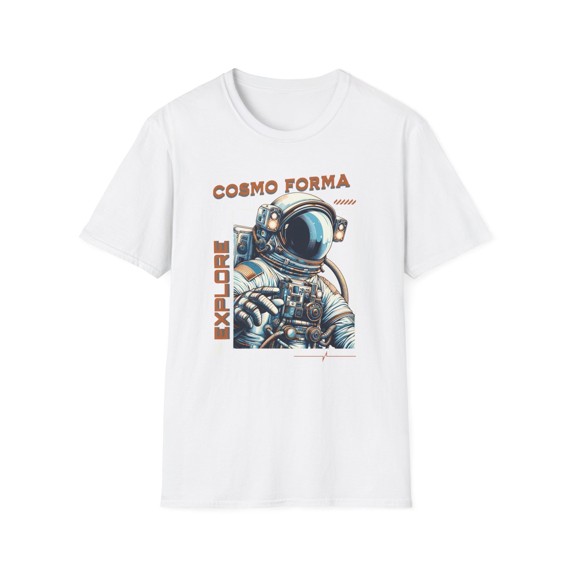 Astronaut Adventure Unisex Softstyle T-Shirt, Space Tee, Gift for Space Lovers, Casual Wear, Fun Graphic Tee, Unisex Astronaut Shirt