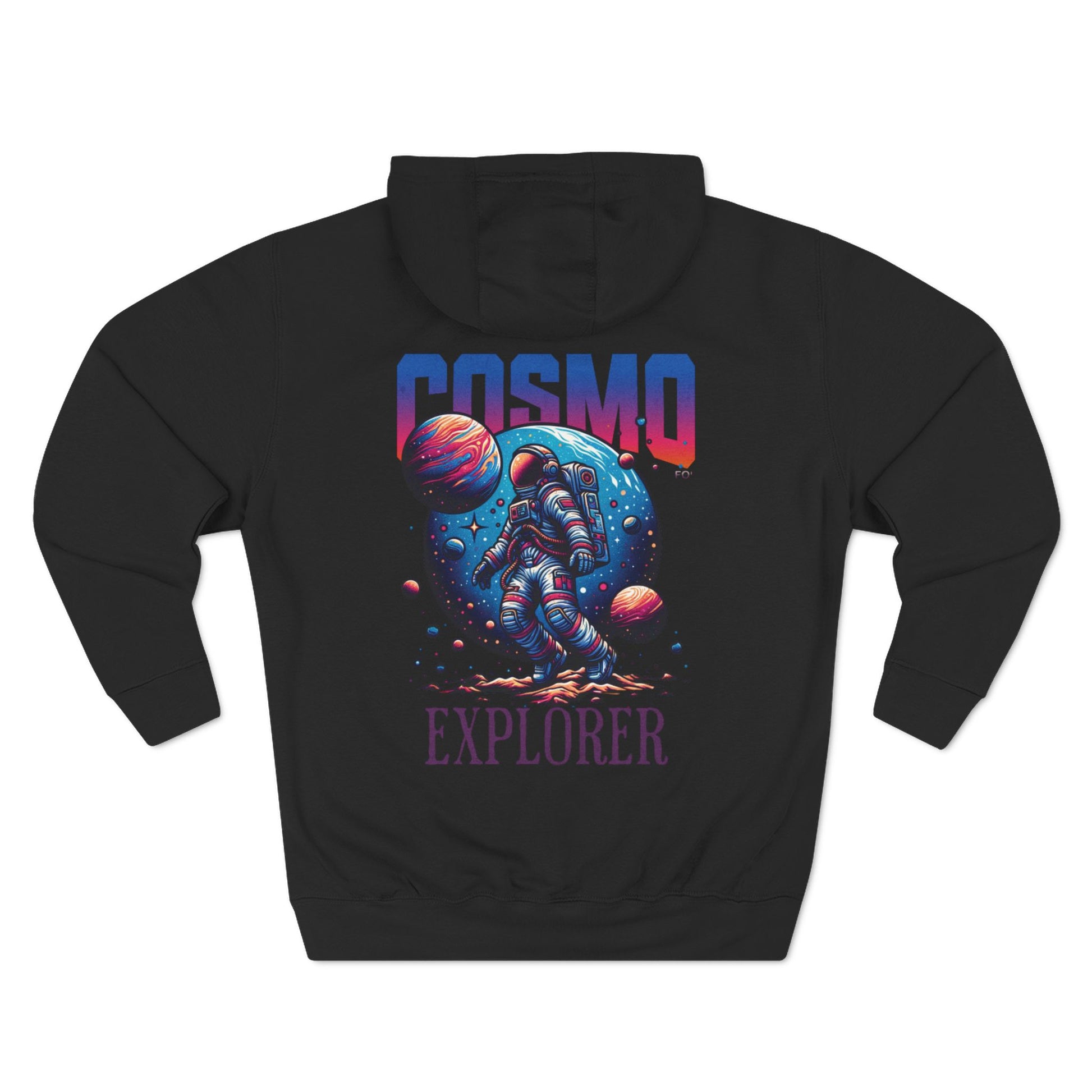 Cosmic Explorer Fleece Hoodie | Space-Themed Hoodie, Gift for Astronaut Lovers, Stargazer Apparel, Cozy Sweatshirt, Unique Hoodie Design