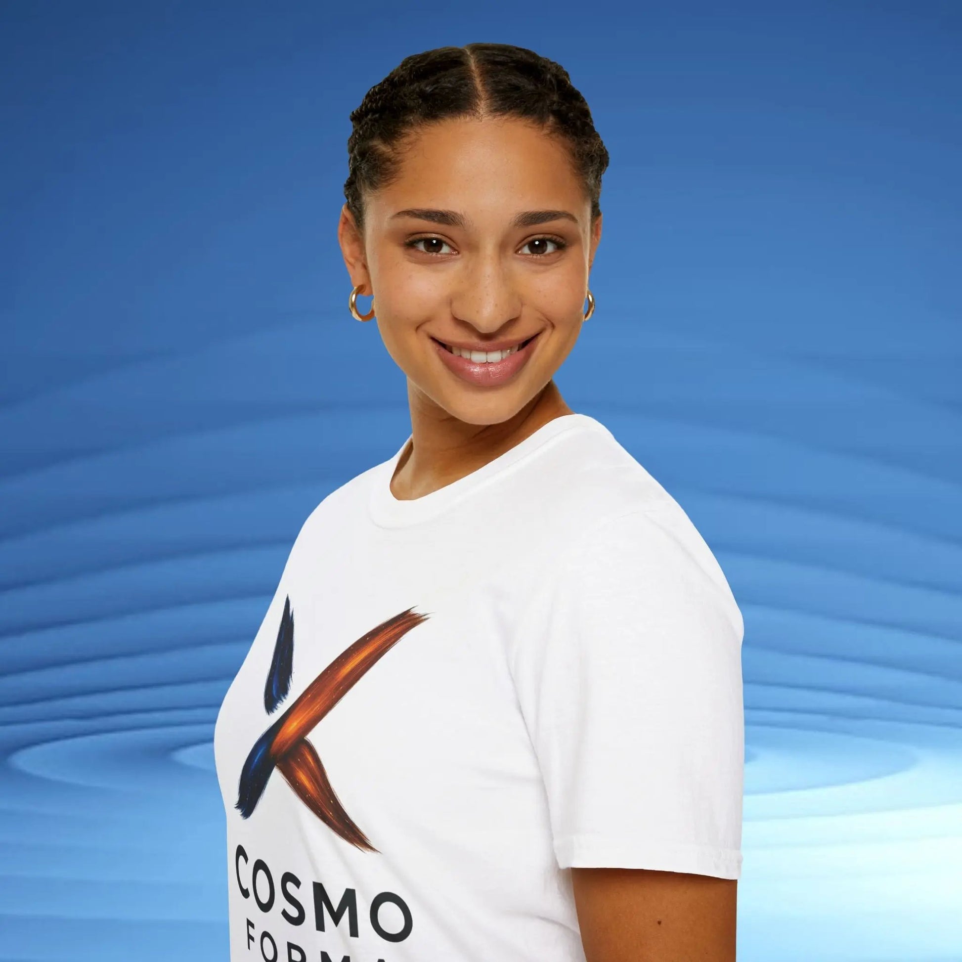 Cosmo Forma Unisex Softstyle T-Shirt | Minimal Streetwear Tee | Modern Space-Inspired Design Printify