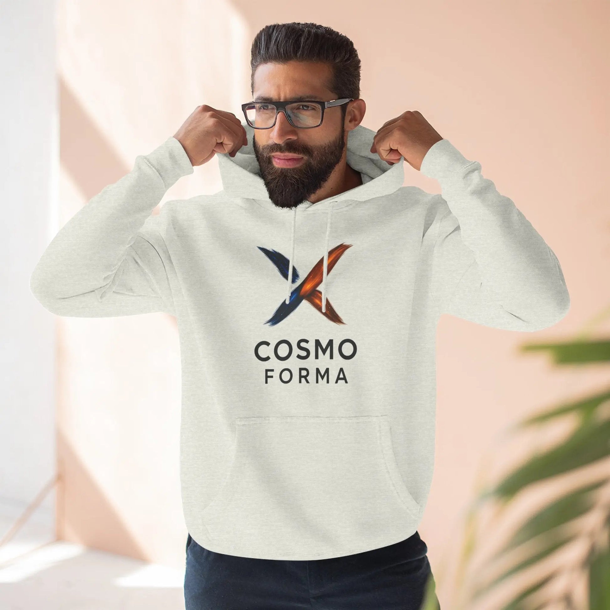 Cosmo Forma Hoodie | Minimal Streetwear hoodie| Modern Space-Inspired Design Printify