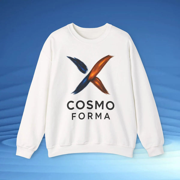 Cosmo Forma Unisex Crewneck Sweatshirt  | Minimal Streetwear Sweatshirt | Modern Space-Inspired Design Printify