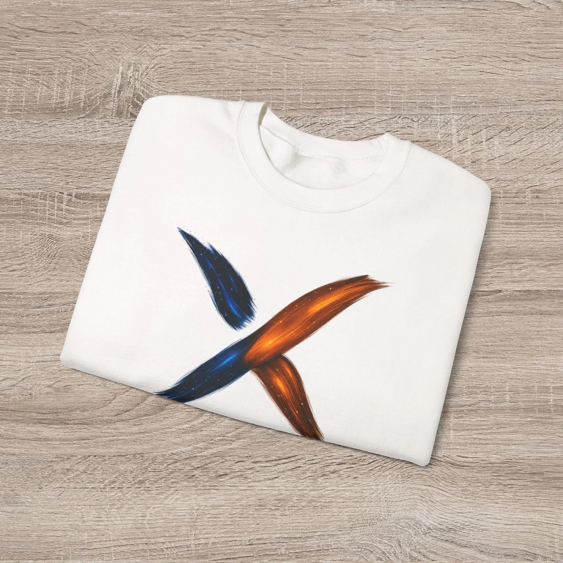 Cosmo Forma Unisex Crewneck Sweatshirt  | Minimal Streetwear Sweatshirt | Modern Space-Inspired Design Printify