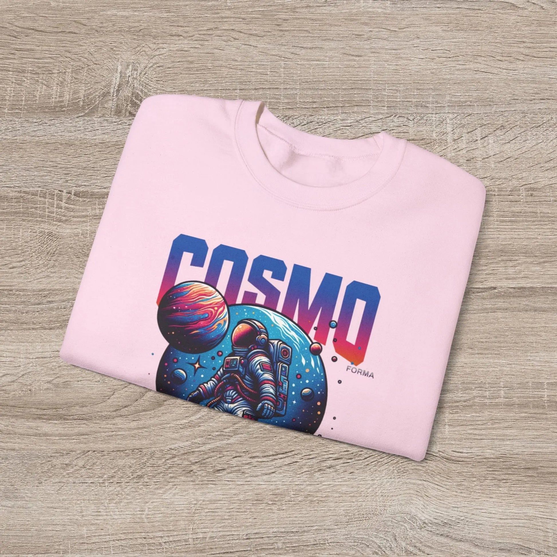 Cosmo Explorer Sweatshirt | Astronaut Graphic Crewneck by Cosmo Forma Printify