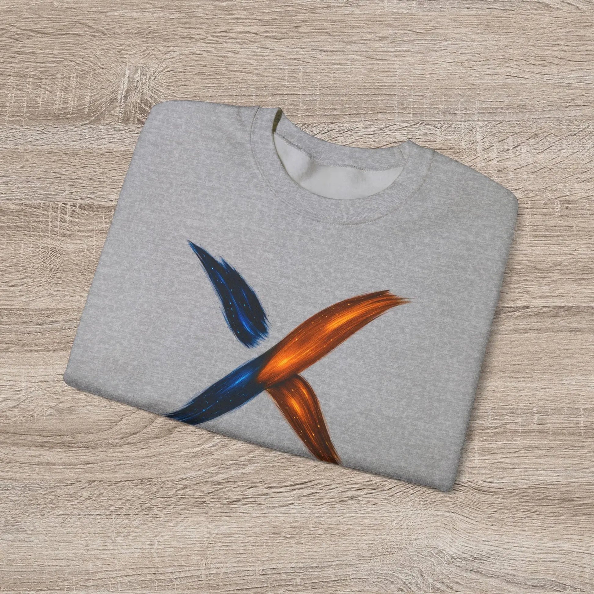 Cosmo Forma Unisex Crewneck Sweatshirt  | Minimal Streetwear Sweatshirt | Modern Space-Inspired Design Printify