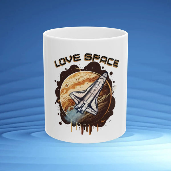 Love Space Ceramic Mug Printify
