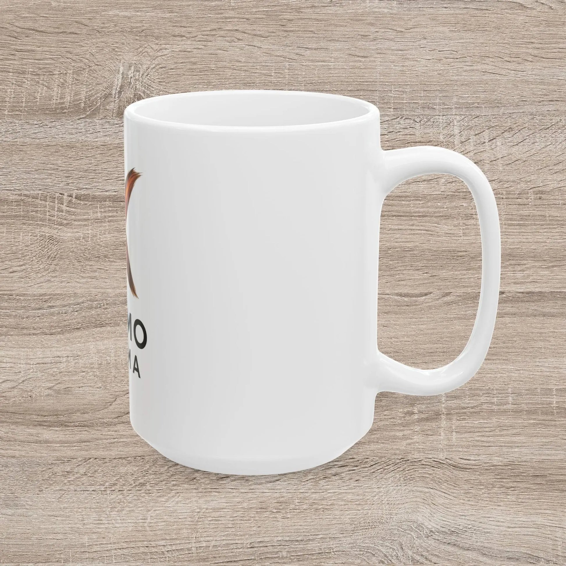 Cosmo Forma Logo Mug | Minimalist Ceramic Coffee Cup for Space & Design Lovers Printify