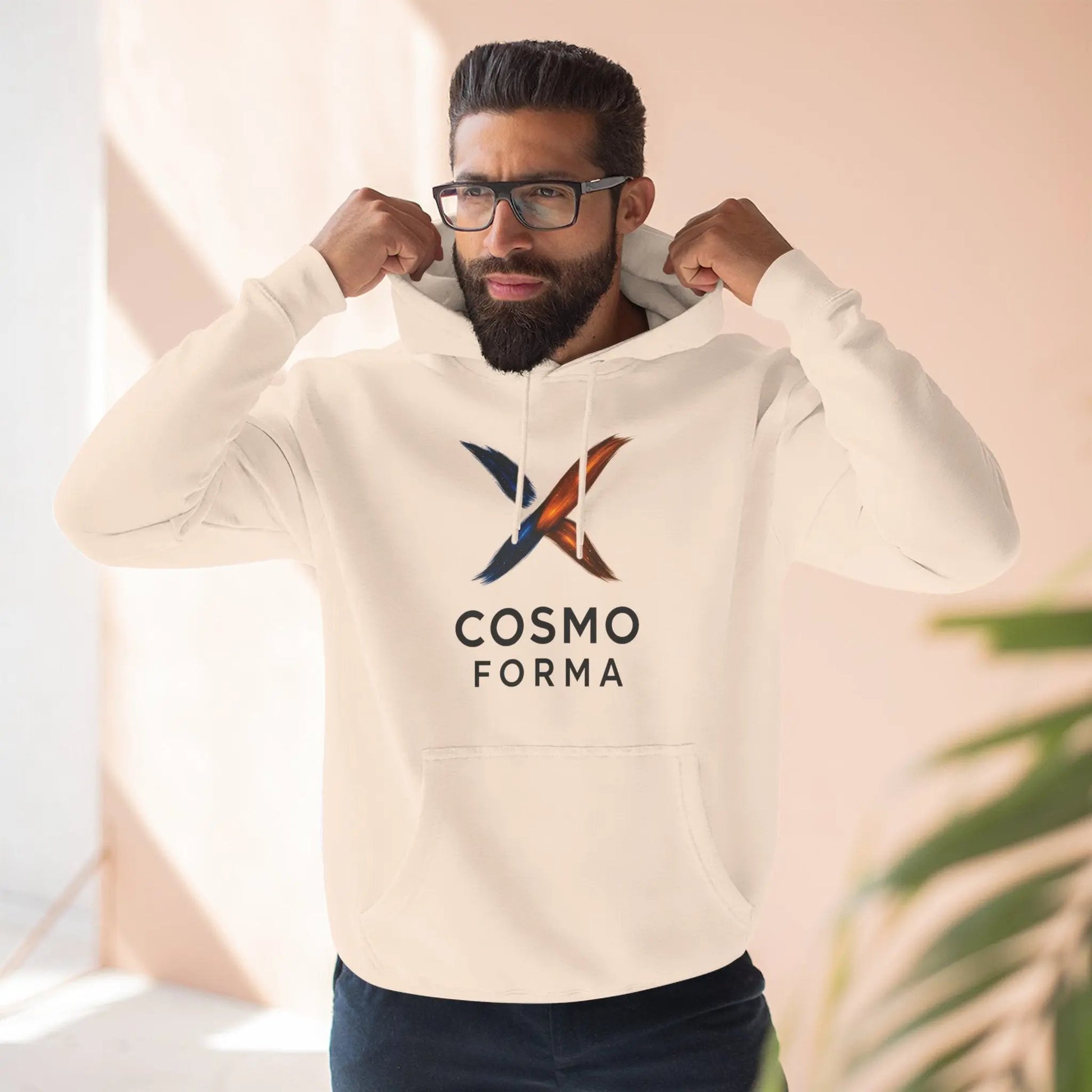 Cosmo Forma Hoodie | Minimal Streetwear hoodie| Modern Space-Inspired Design Printify