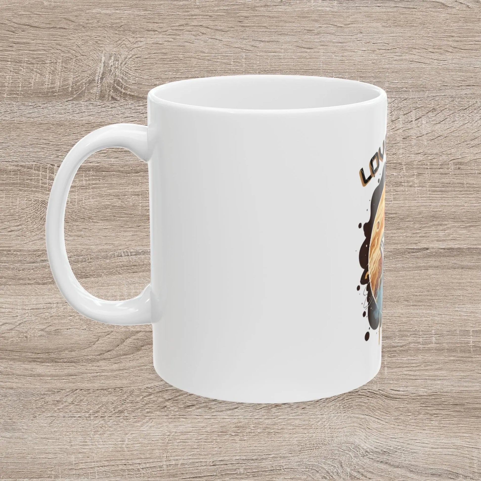 Love Space Ceramic Mug Printify