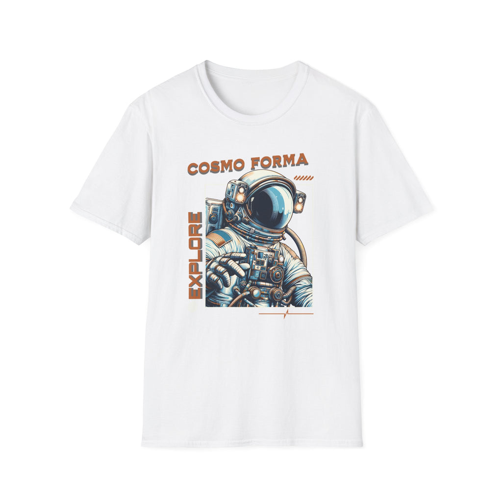 Astronaut Adventure Unisex Softstyle T-Shirt, Space Tee, Gift for Space Lovers, Casual Wear, Fun Graphic Tee, Unisex Astronaut Shirt