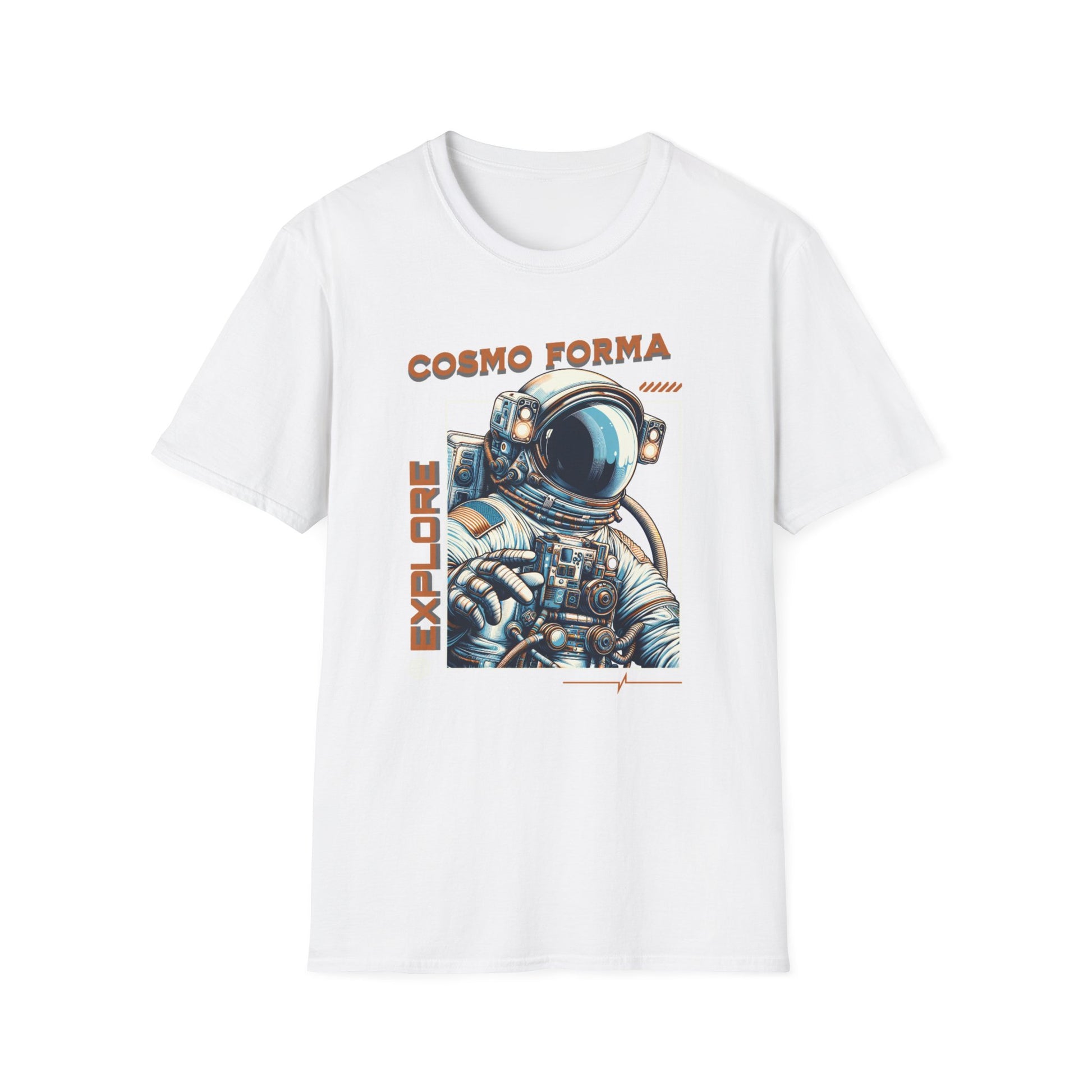 Astronaut Adventure Unisex Softstyle T-Shirt, Space Tee, Gift for Space Lovers, Casual Wear, Fun Graphic Tee, Unisex Astronaut Shirt