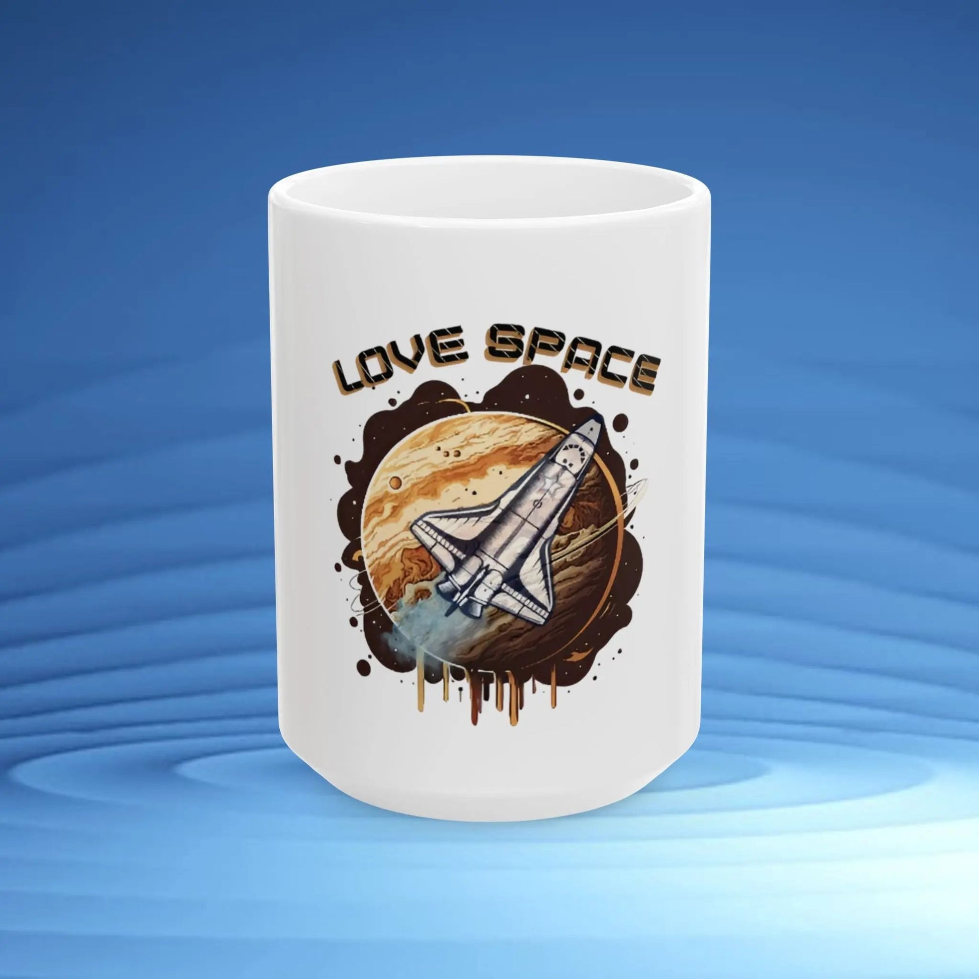 Love Space Ceramic Mug Printify