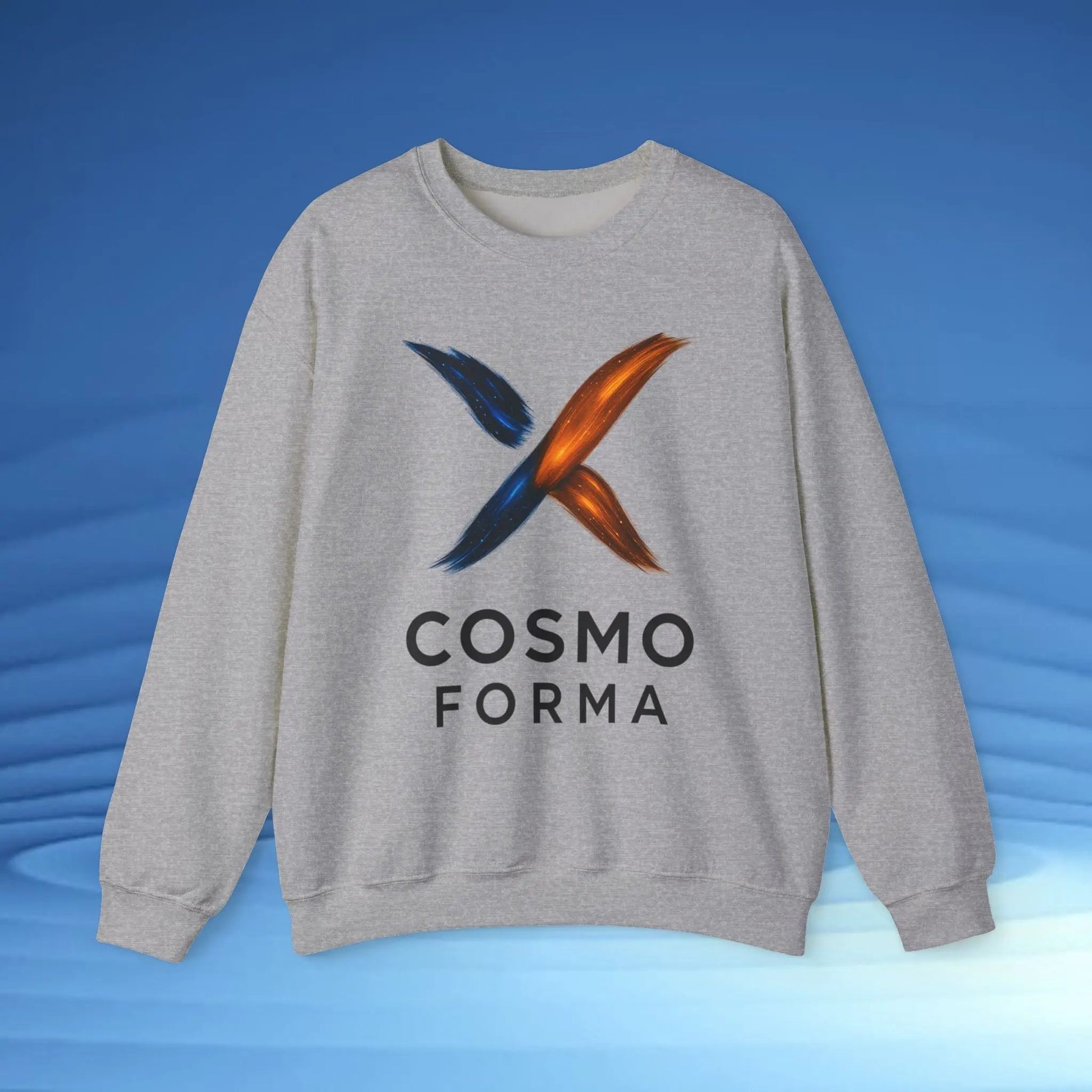 Cosmo Forma Unisex Crewneck Sweatshirt  | Minimal Streetwear Sweatshirt | Modern Space-Inspired Design Printify