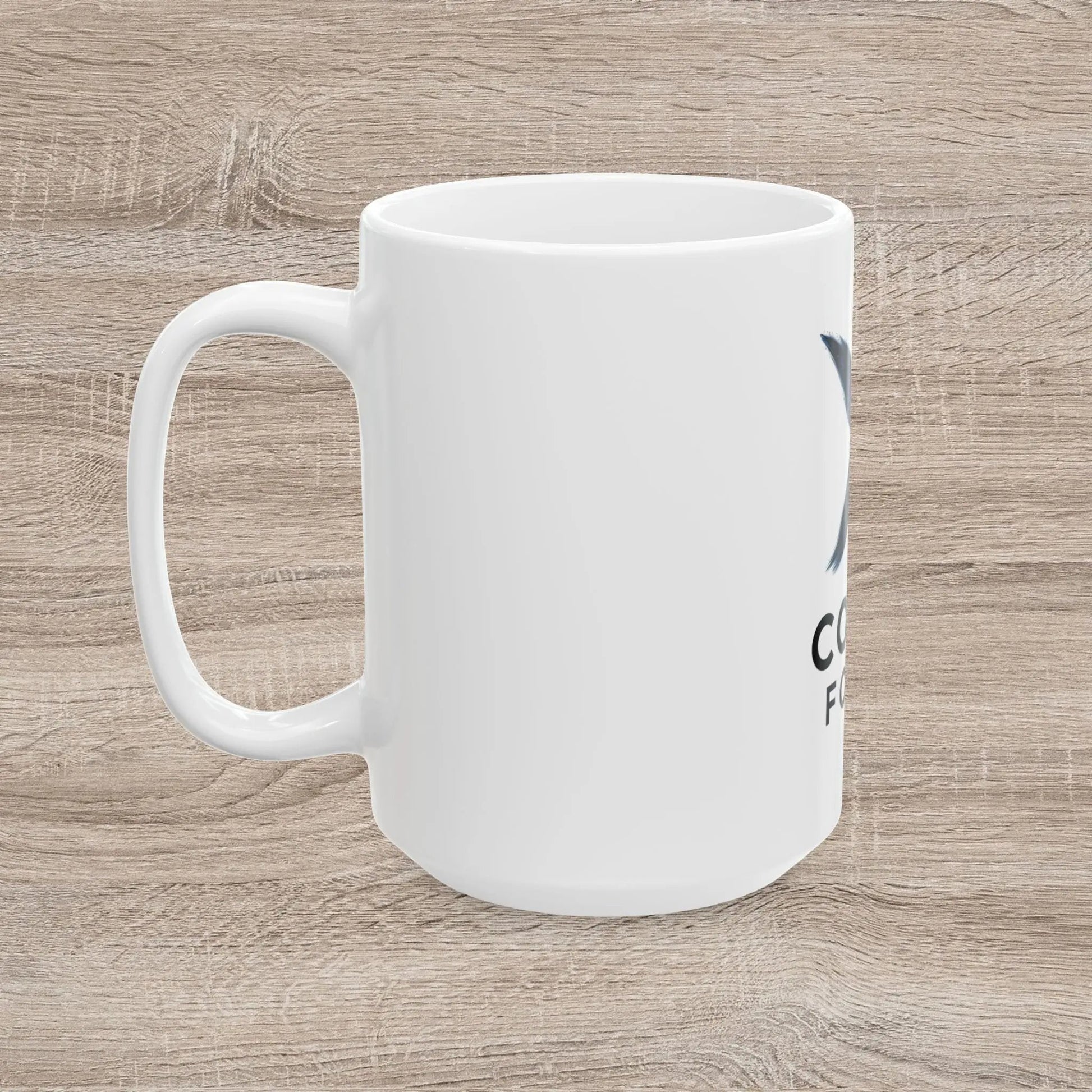 Cosmo Forma Logo Mug | Minimalist Ceramic Coffee Cup for Space & Design Lovers Printify