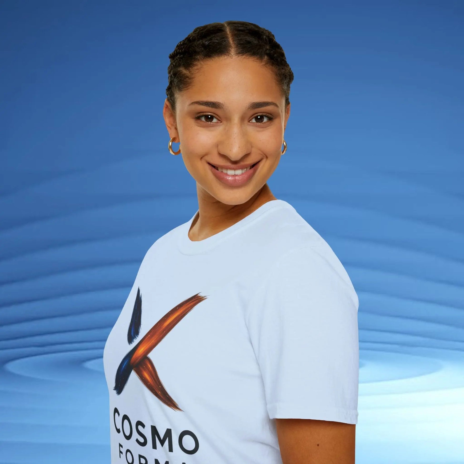 Cosmo Forma Unisex Softstyle T-Shirt | Minimal Streetwear Tee | Modern Space-Inspired Design Printify