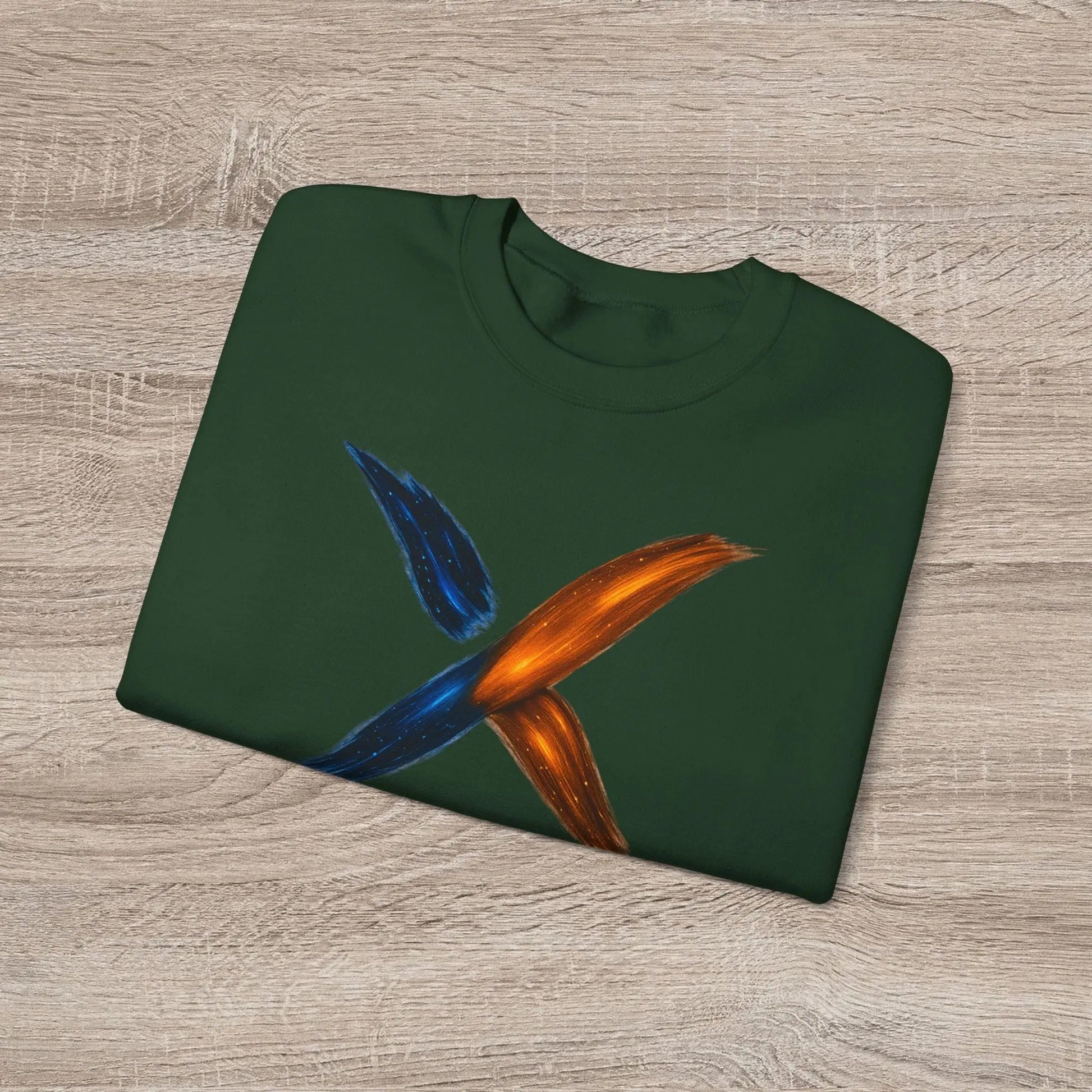 Cosmo Forma Unisex Crewneck Sweatshirt  | Minimal Streetwear Sweatshirt | Modern Space-Inspired Design Printify