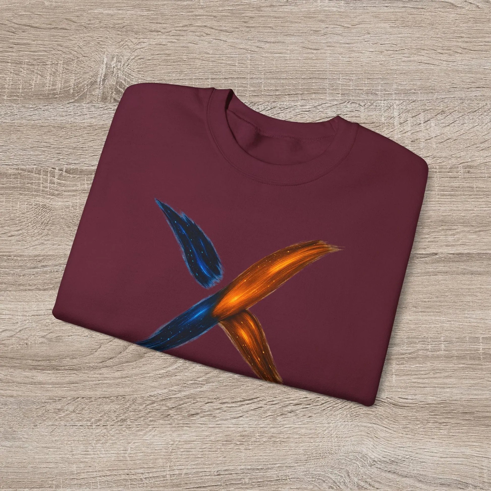 Cosmo Forma Unisex Crewneck Sweatshirt  | Minimal Streetwear Sweatshirt | Modern Space-Inspired Design Printify