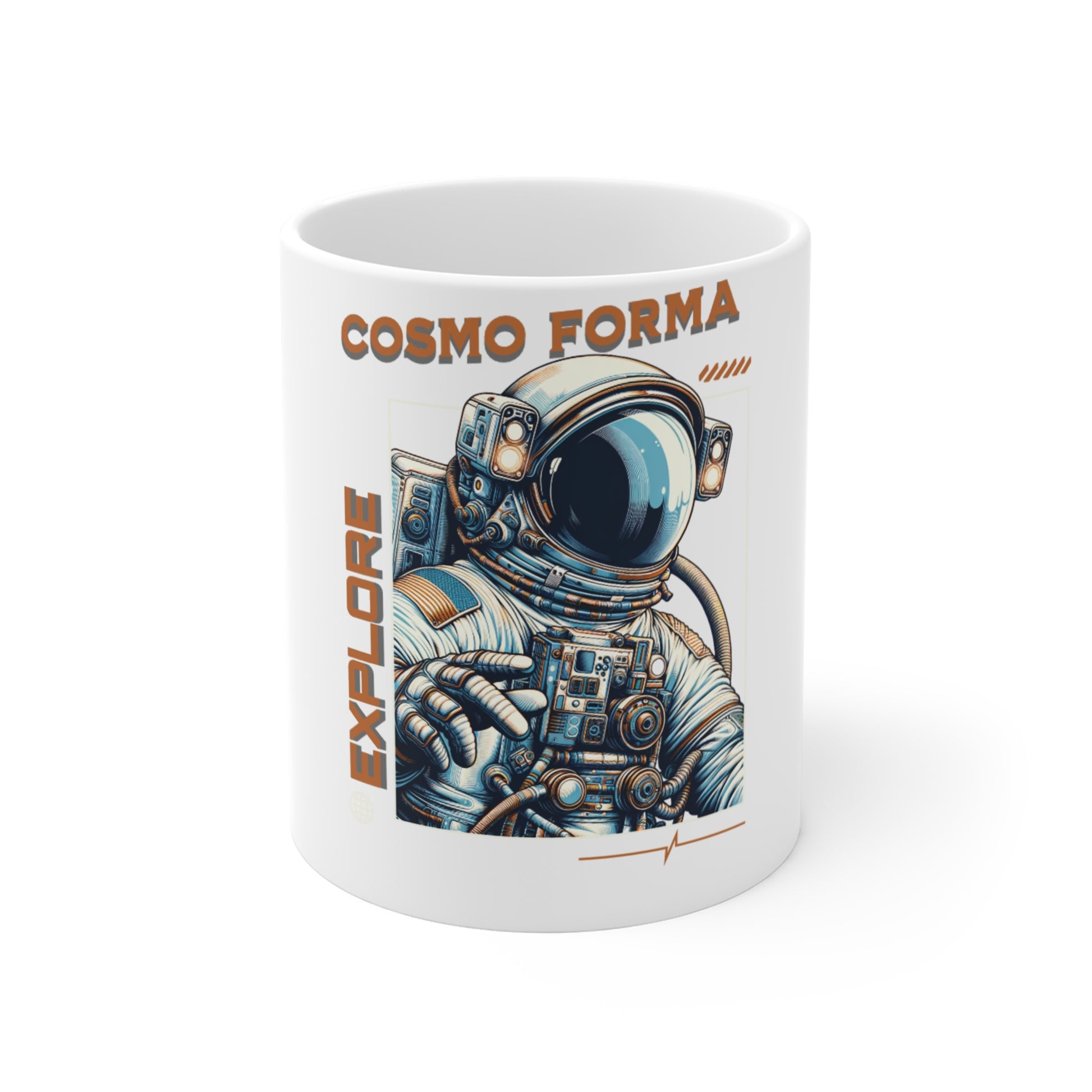 Explore the Cosmos: Astronaut Mug | Ideal for Space Lovers, Gifts, Coffee Breaks, and Home Decor