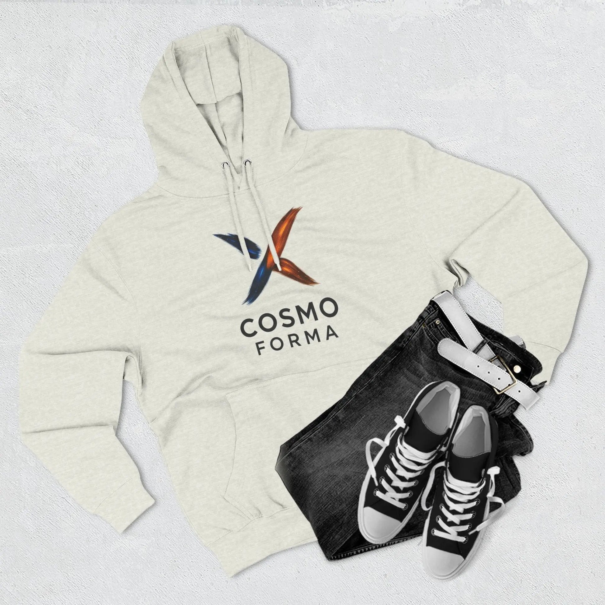 Cosmo Forma Hoodie | Minimal Streetwear hoodie| Modern Space-Inspired Design Printify