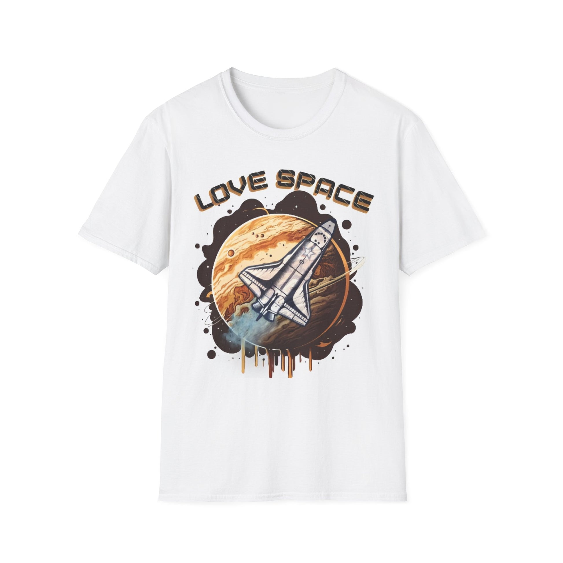 Space Lover Unisex Softstyle T-Shirt, Cosmic Tee, Galaxy Shirt, Sci-Fi Apparel, Astronaut Gift, Outer Space Clothing