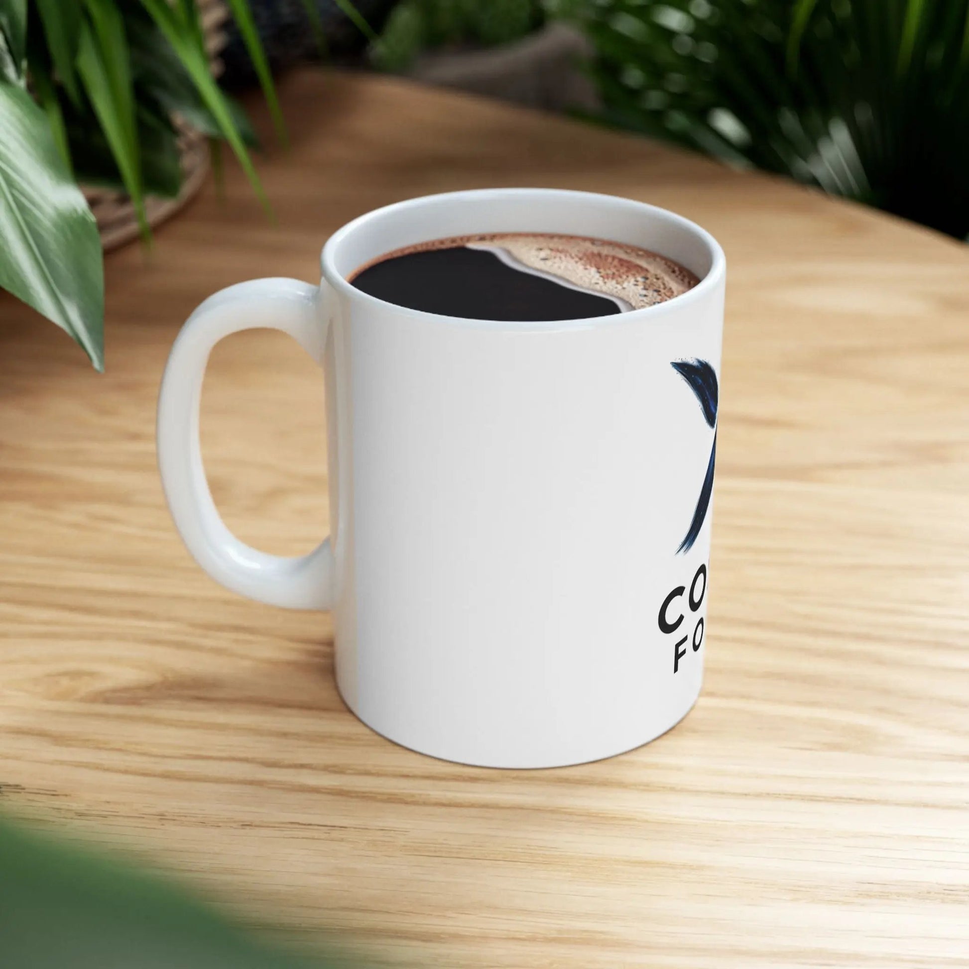 Cosmo Forma Logo Mug | Minimalist Ceramic Coffee Cup for Space & Design Lovers Printify