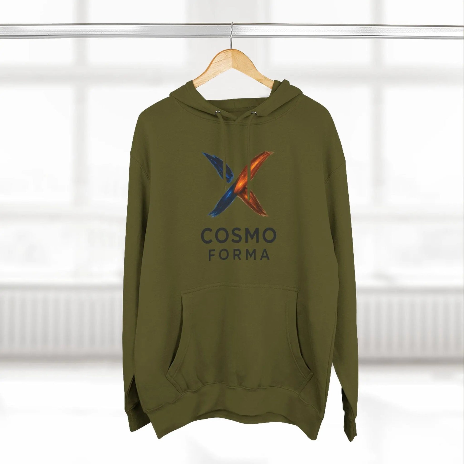 Cosmo Forma Hoodie | Minimal Streetwear hoodie| Modern Space-Inspired Design Printify