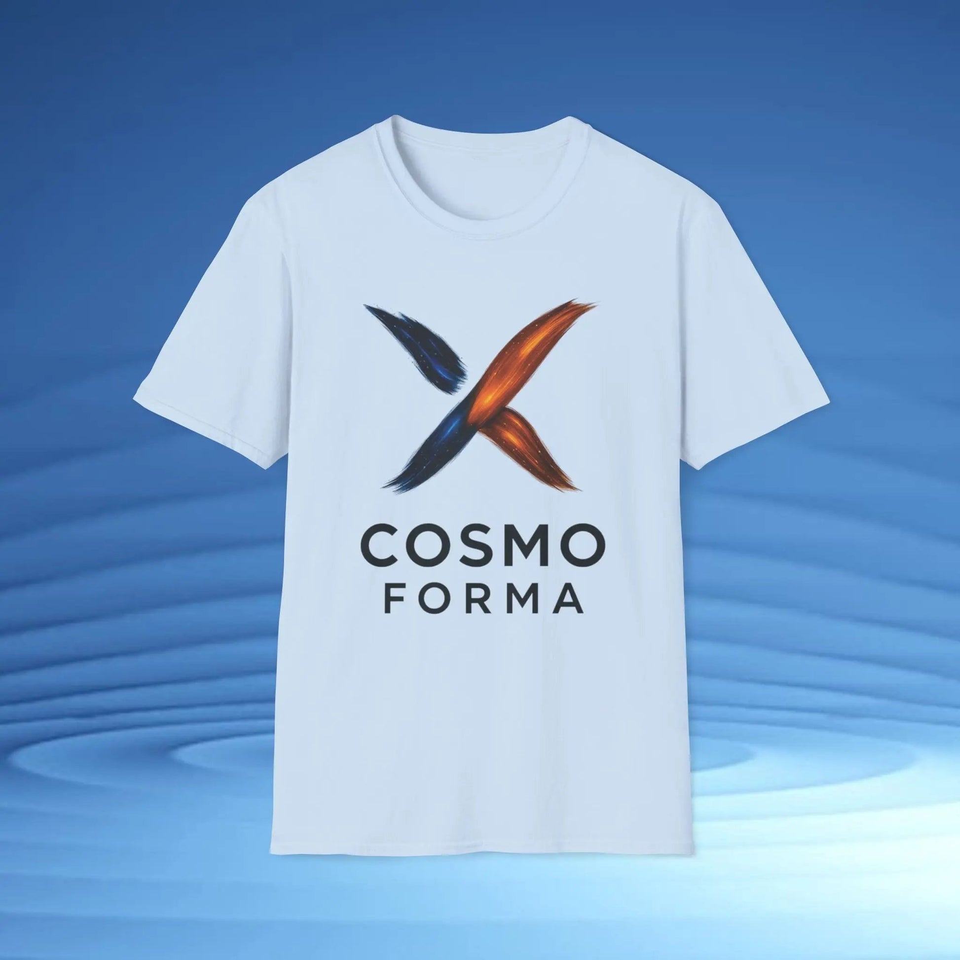 Cosmo Forma Unisex Softstyle T-Shirt | Minimal Streetwear Tee | Modern Space-Inspired Design Printify