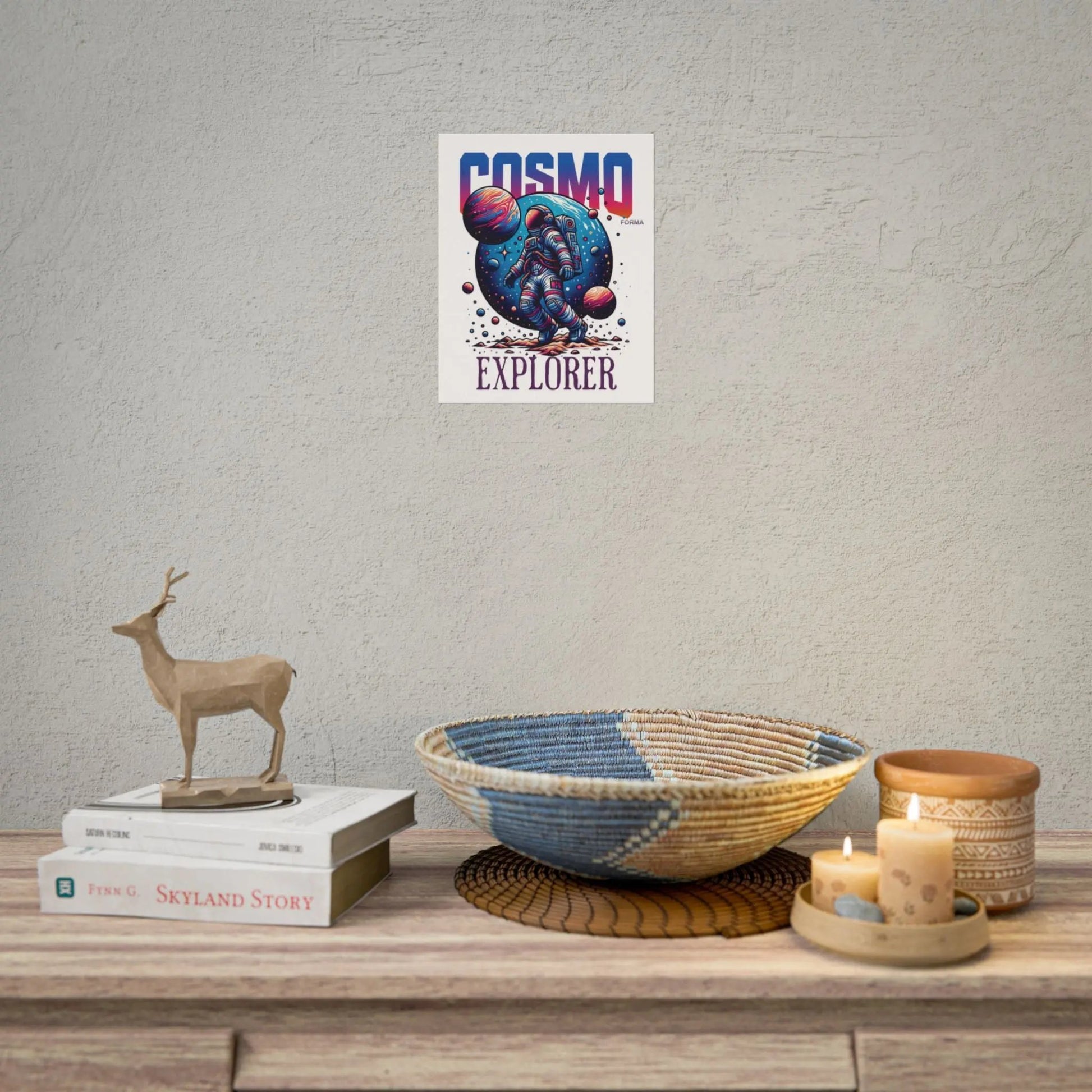 Cosmic Explorer Poster Printify