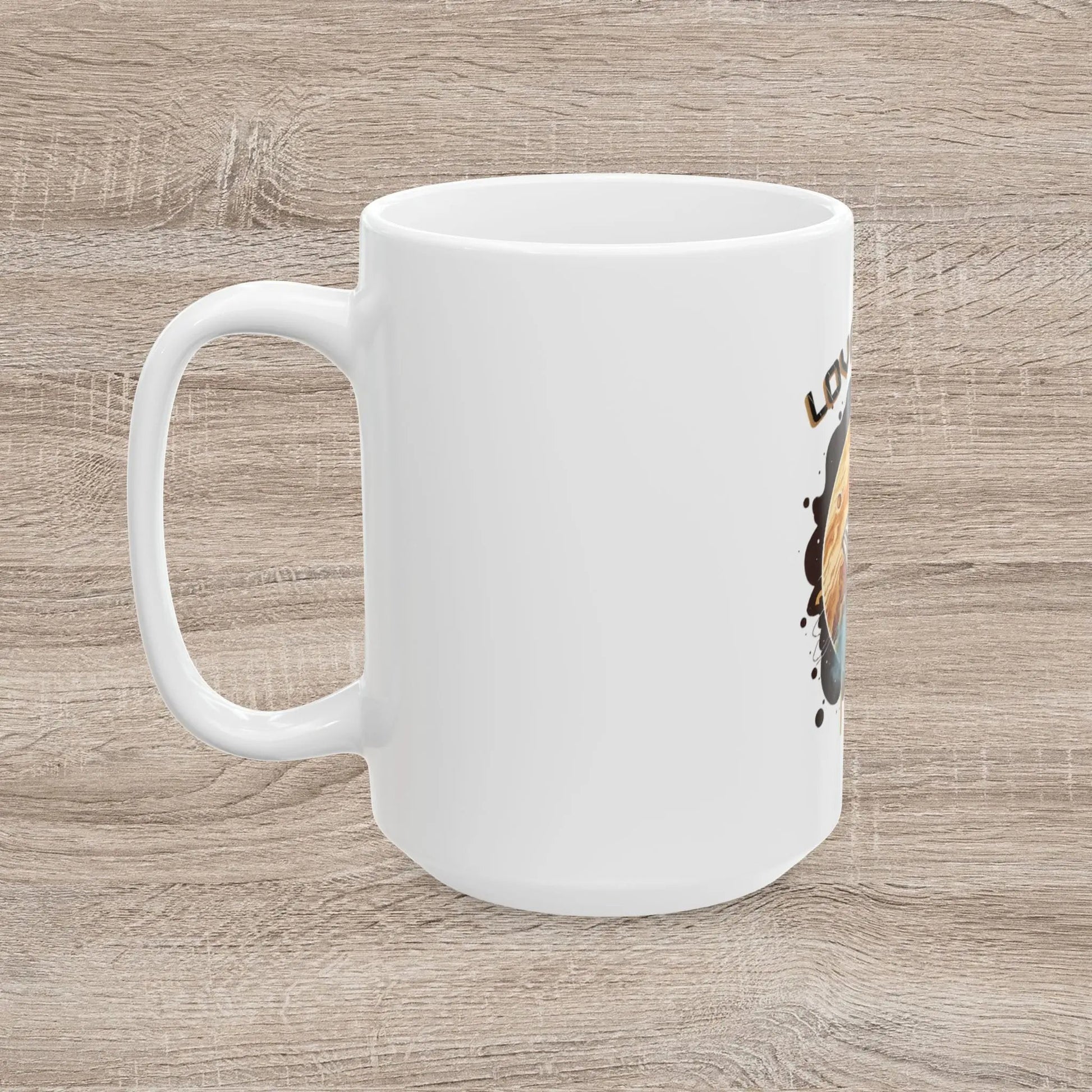 Love Space Ceramic Mug Printify