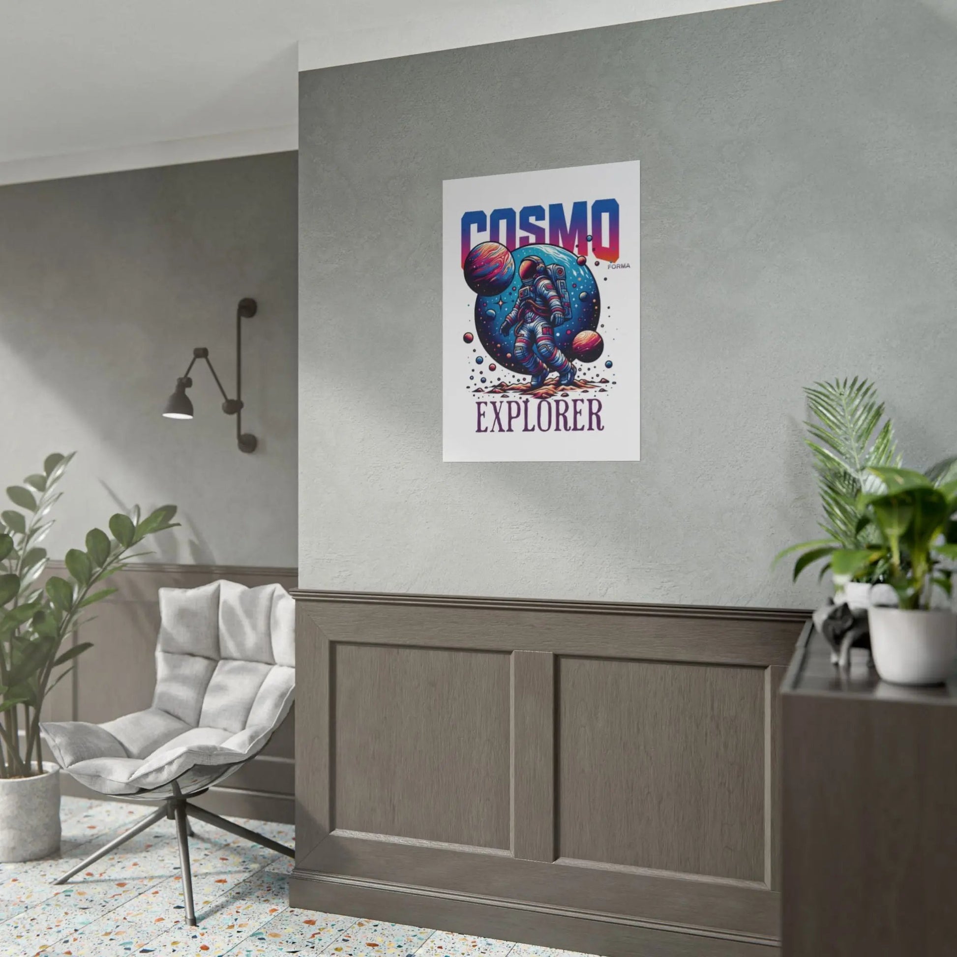 Cosmic Explorer Poster Printify