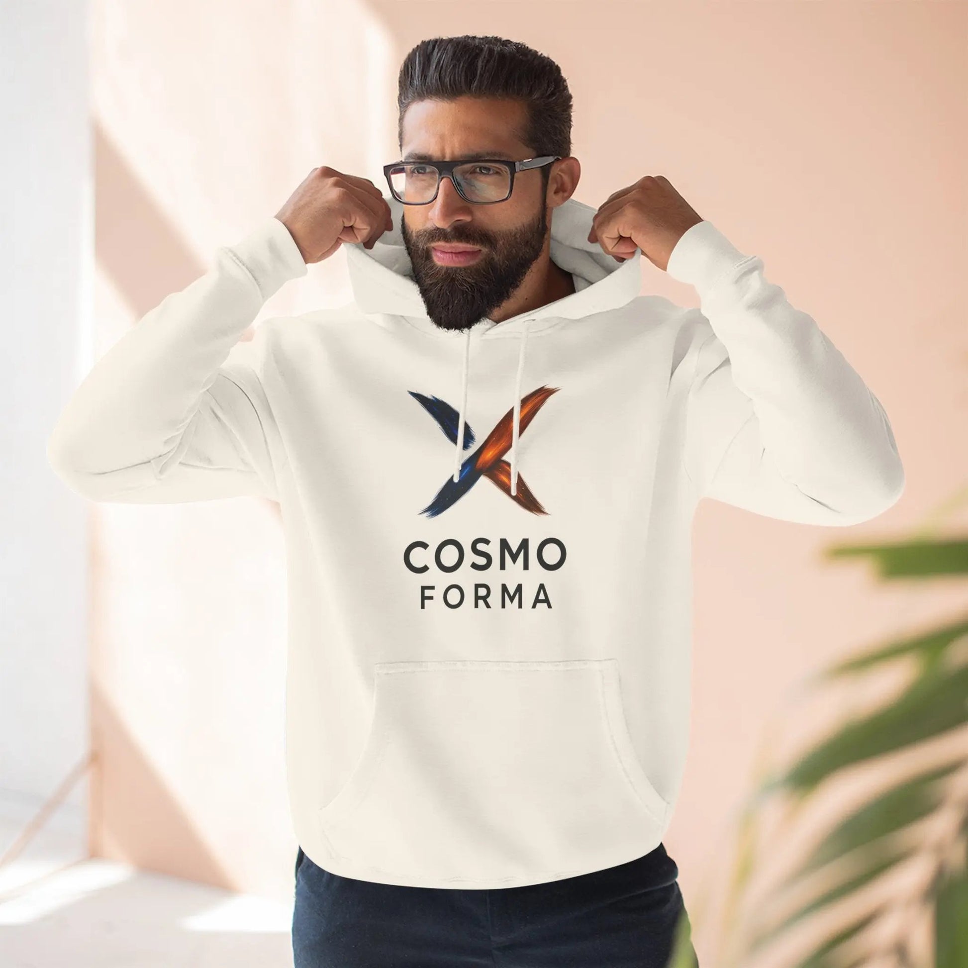 Cosmo Forma Hoodie | Minimal Streetwear hoodie| Modern Space-Inspired Design Printify