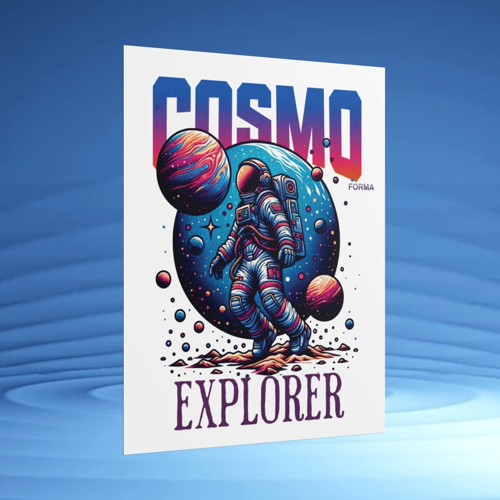 Cosmic Explorer Poster Printify
