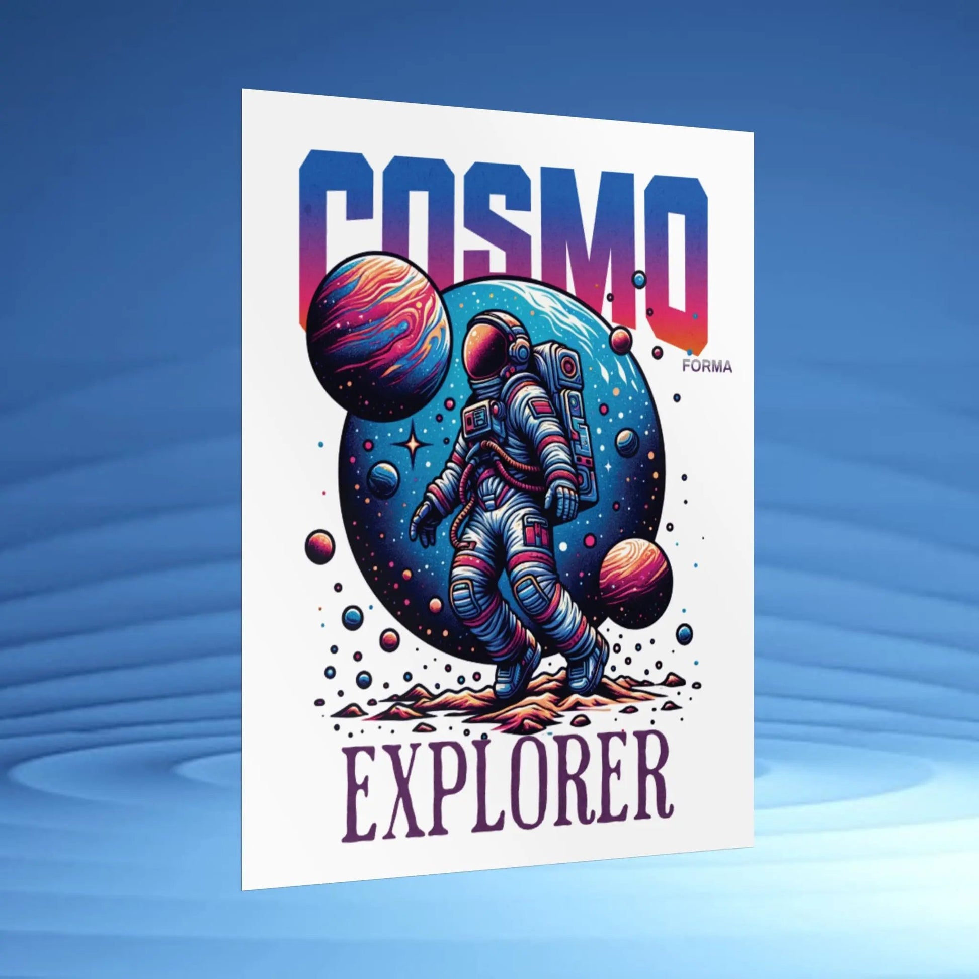 Cosmic Explorer Poster Printify