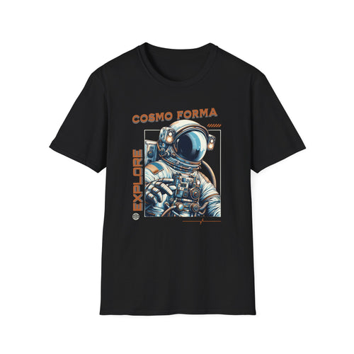 Astronaut Adventure Unisex Softstyle T-Shirt, Space Tee, Gift for Space Lovers, Casual Wear, Fun Graphic Tee, Unisex Astronaut Shirt