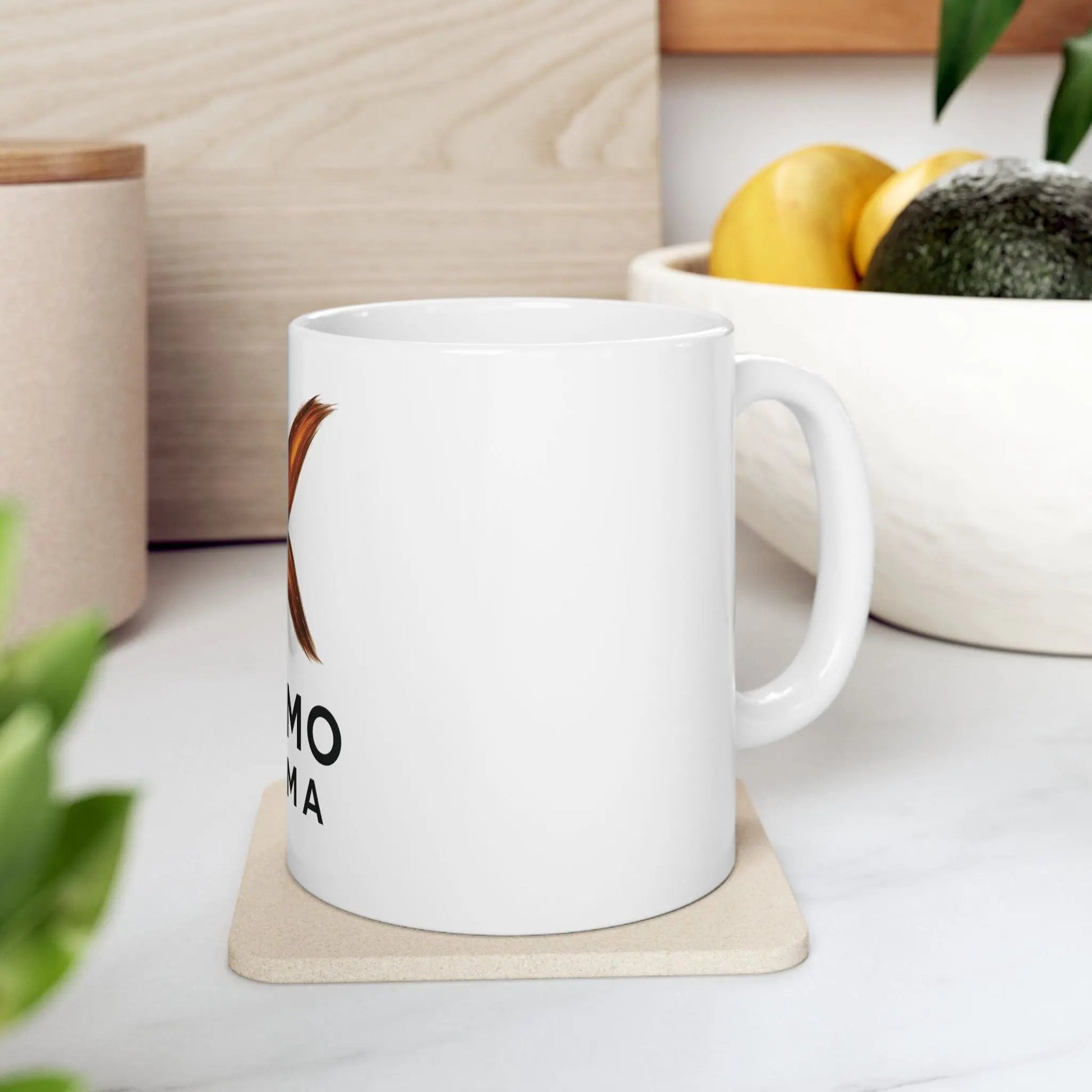 Cosmo Forma Logo Mug | Minimalist Ceramic Coffee Cup for Space & Design Lovers Printify
