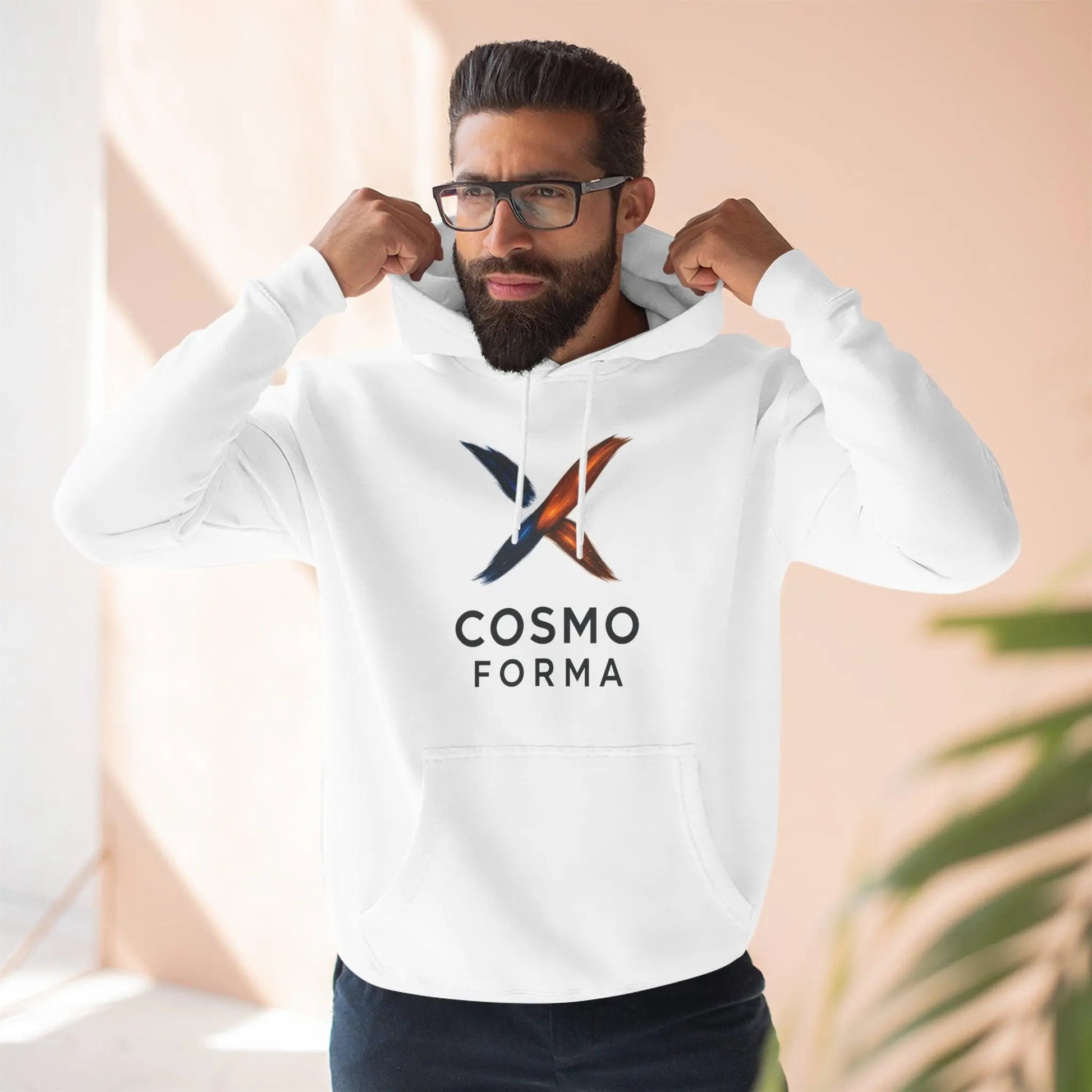 Cosmo Forma Hoodie | Minimal Streetwear hoodie| Modern Space-Inspired Design Printify