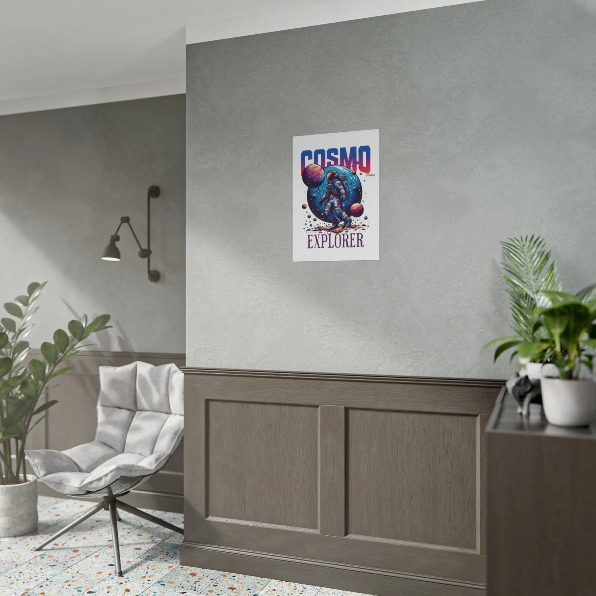 Cosmic Explorer Poster Printify