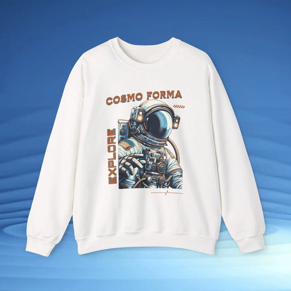 Astronaut Adventure Sweatshirt  | Space Explorer Graphic Pullover by Cosmo Forma Printify