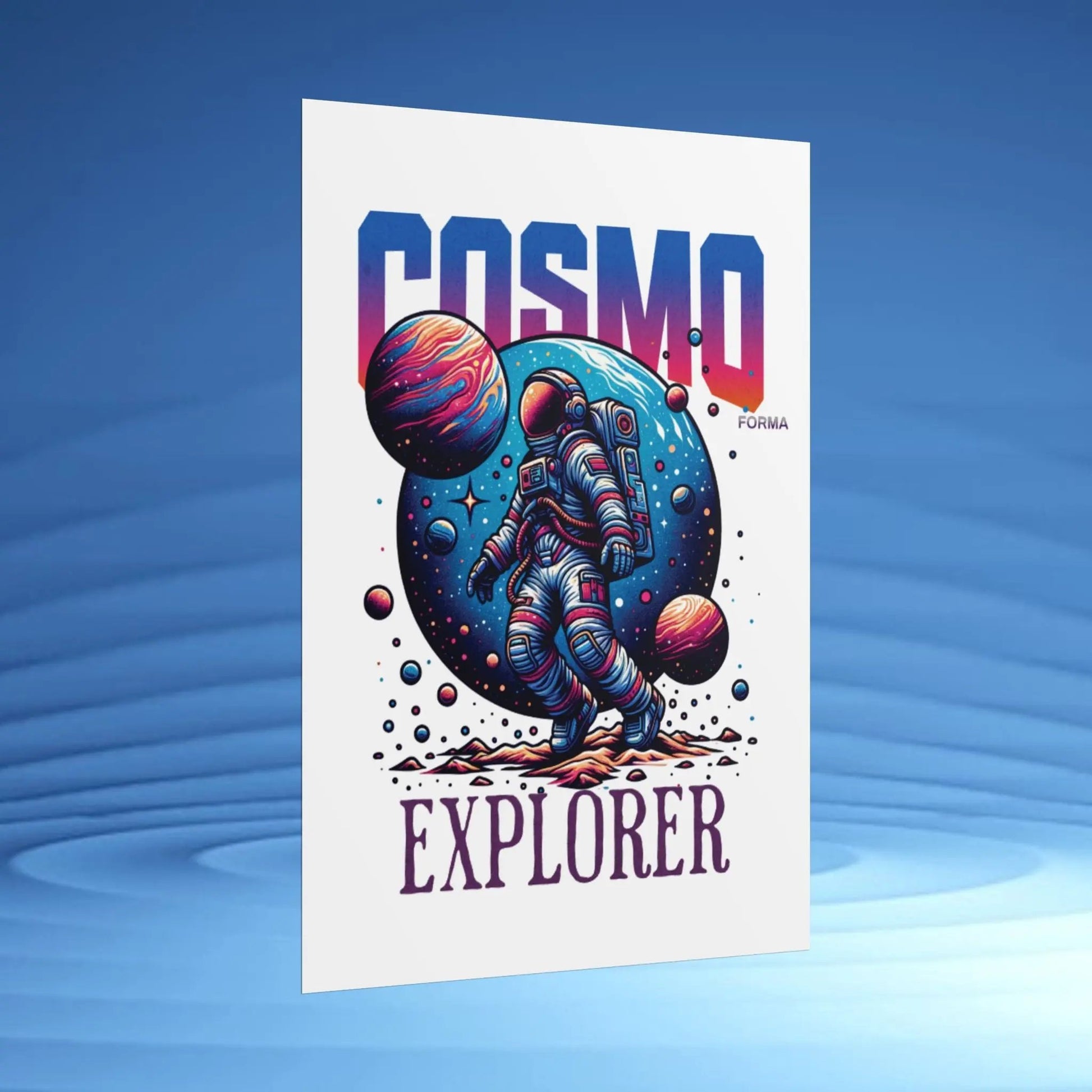 Cosmic Explorer Poster Printify