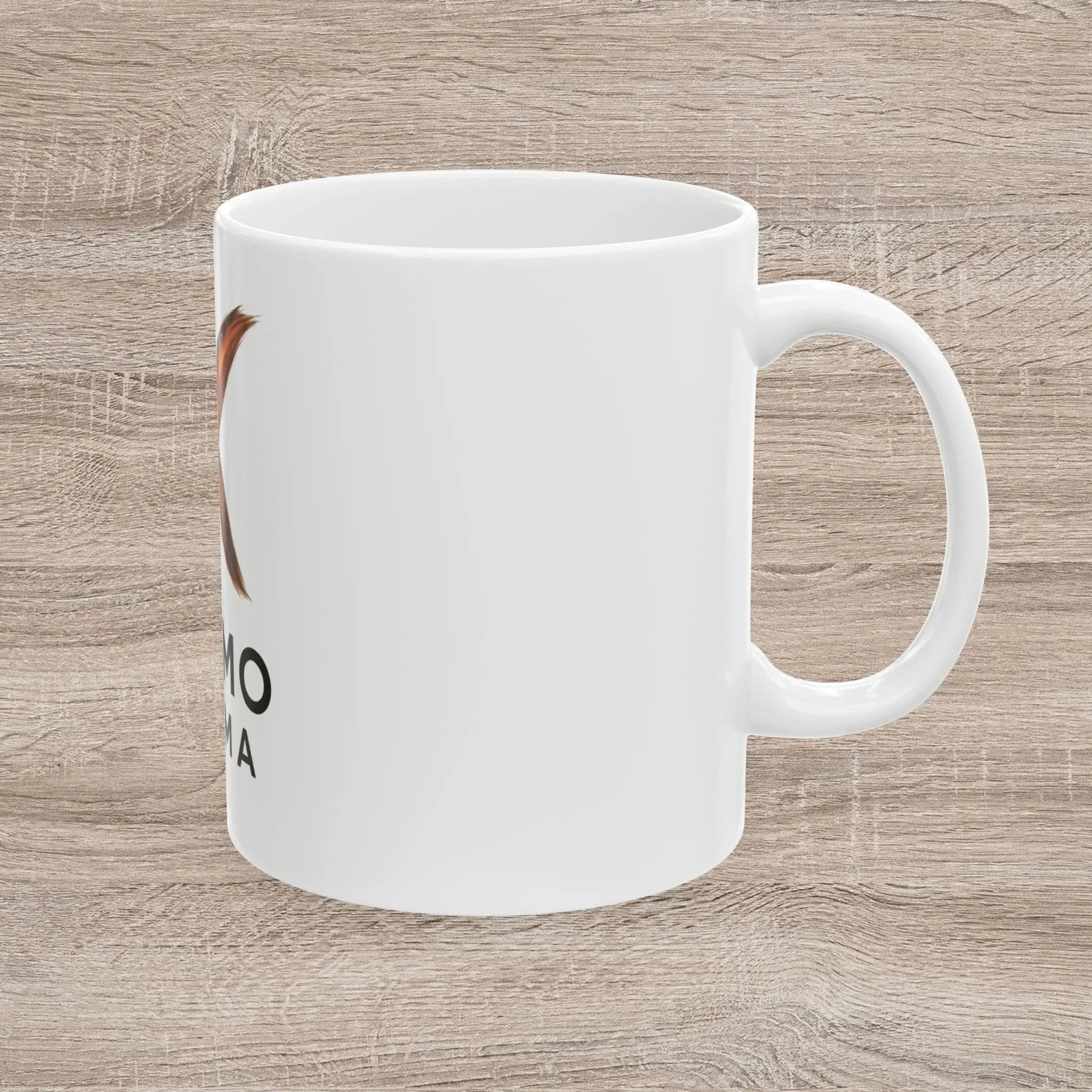 Cosmo Forma Logo Mug | Minimalist Ceramic Coffee Cup for Space & Design Lovers Printify
