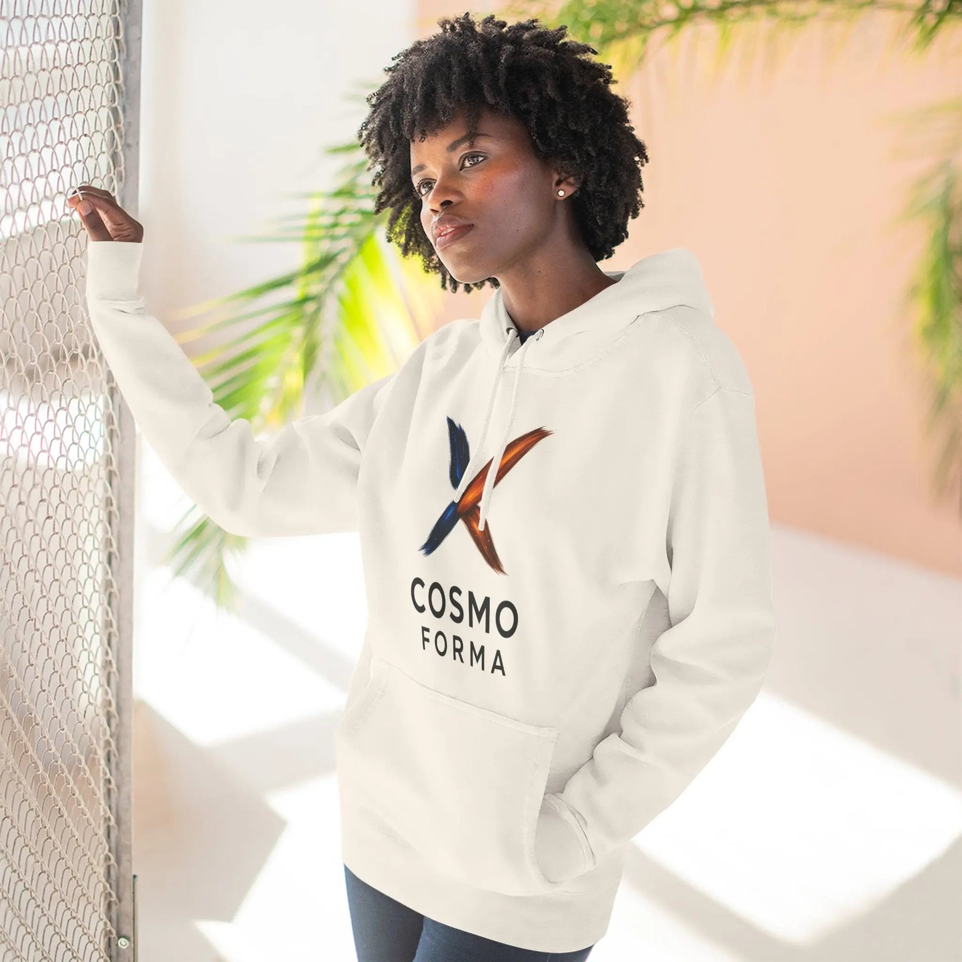 Cosmo Forma Hoodie | Minimal Streetwear hoodie| Modern Space-Inspired Design Printify